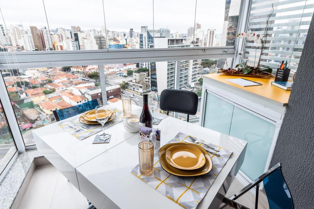 "Book Your Stay At Homelike Faria Lima In Pinheiros Stunning City Views Pool And Parking By Okaeri Home เซาเปาโล ภายนอก รูปภาพ